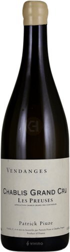 Patrick Piuze Les Preuses Grand Cru - Wine from Tuxedo Wine & Spirits