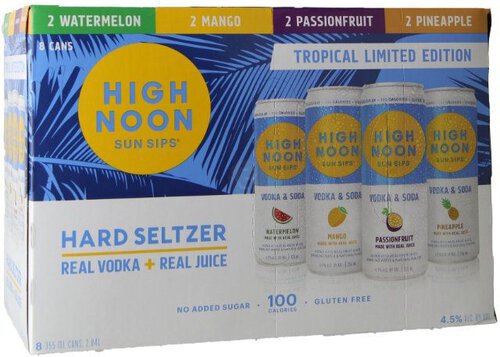 High Noon Hard Seltzer Tropica L Variety - Spirits from Tuxedo Wine & Spirits