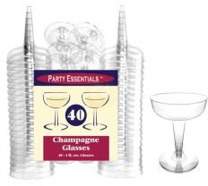 Plastic Champagne Glasses - Accessories from Tuxedo Wine & Spirits