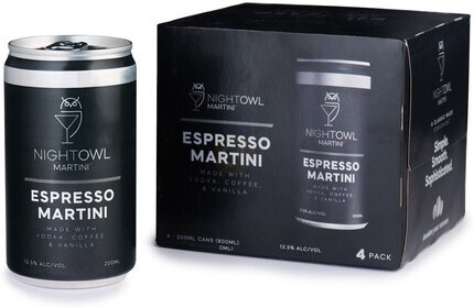 NightOwl Vodka Espresso Martini - 4 Pack - spirits from Tuxedo Wine Spirits Atlanta