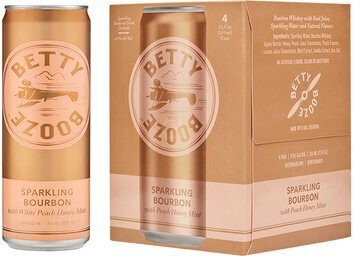 Betty Booze Sparkling Bourbon With Peach Honey Mint - Spirits from Tuxedo Wine & Spirits