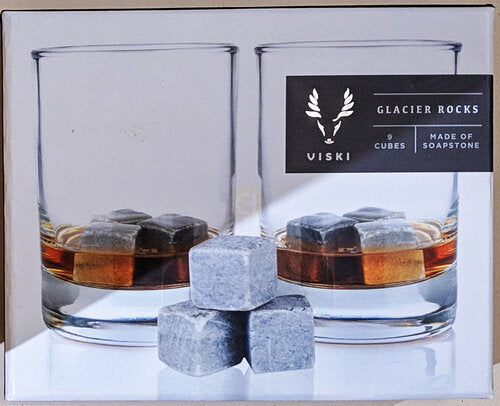 True Glacier Rocks Whiskey Stone 9 Piece - Accessories from Tuxedo Wine & Spirits