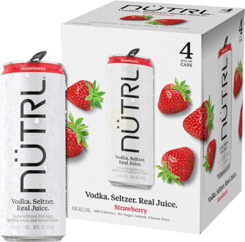 Nutrl Strawberry Vodka Seltzer - Spirits from Tuxedo Wine & Spirits
