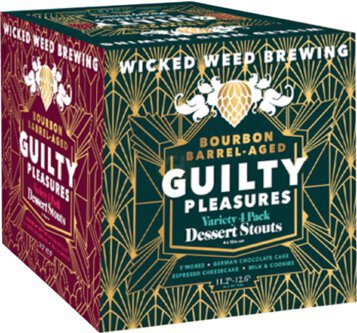 Wicked Weed Barrel Aged Guilty Pleasures Stout Variety Pack Cn - Beer from Tuxedo Wine & Spirits