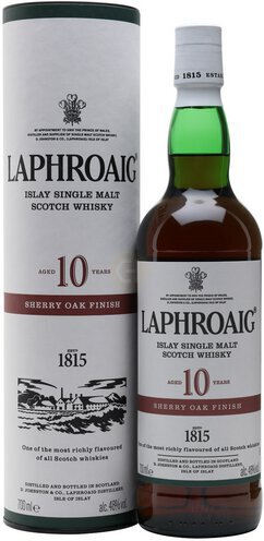 Laphroaig 10YR Sherry Oak Finish Single Malt Scotch - Spirits from Tuxedo Wine & Spirits