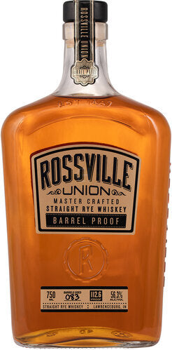 Rossville Union Master Crafted Barrel Proof Straight Rye Whiskey - Spirits from Tuxedo Wine & Spirits