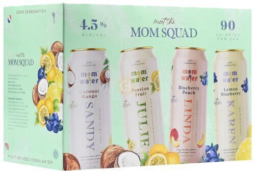 Meet The Mom Squad Vodka Water Variety Pack RTD Cocktail Cans - Spirits from Tuxedo Wine & Spirits