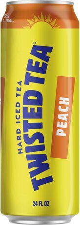Twisted Tea Peach Hard Iced Tea - Beer from Tuxedo Wine & Spirits