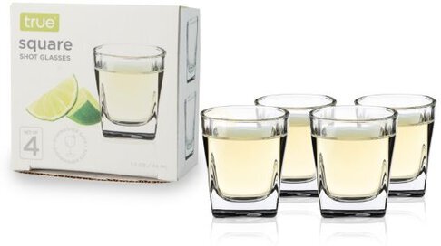 True Square Shot Glasses Set Of - Accessories from Tuxedo Wine & Spirits