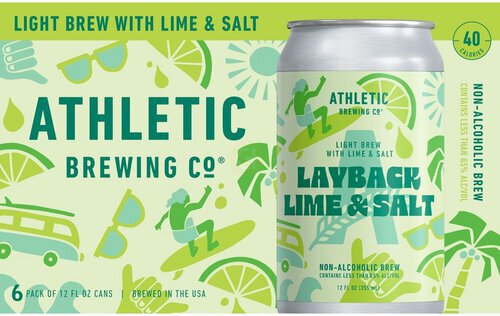 Athletic Brewing Layback Lime & Salt - beer from Tuxedo Wine Spirits Atlanta