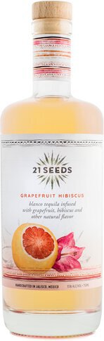 21 Seeds Grapefruit Hibiscus Blanco Tequila - Spirits from Tuxedo Wine & Spirits