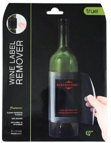 True Fabrication Momento Wine Label Removers - Accessories from Tuxedo Wine & Spirits