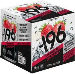 Suntory 196 Strawberry Vodka Seltzer - Spirits from Tuxedo Wine & Spirits